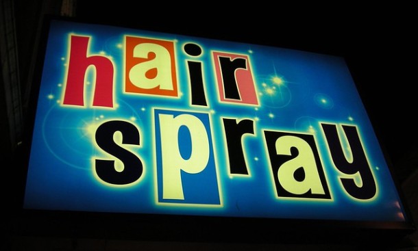 hair spray the musical sign